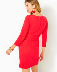 Lilly Pulitzer Leighton Straight Fit Dress Amaryllis Red | Women Straight Dresses