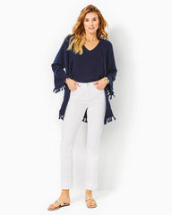 Lilly Pulitzer Lewiston Cardigan Low Tide Navy | Women Tops