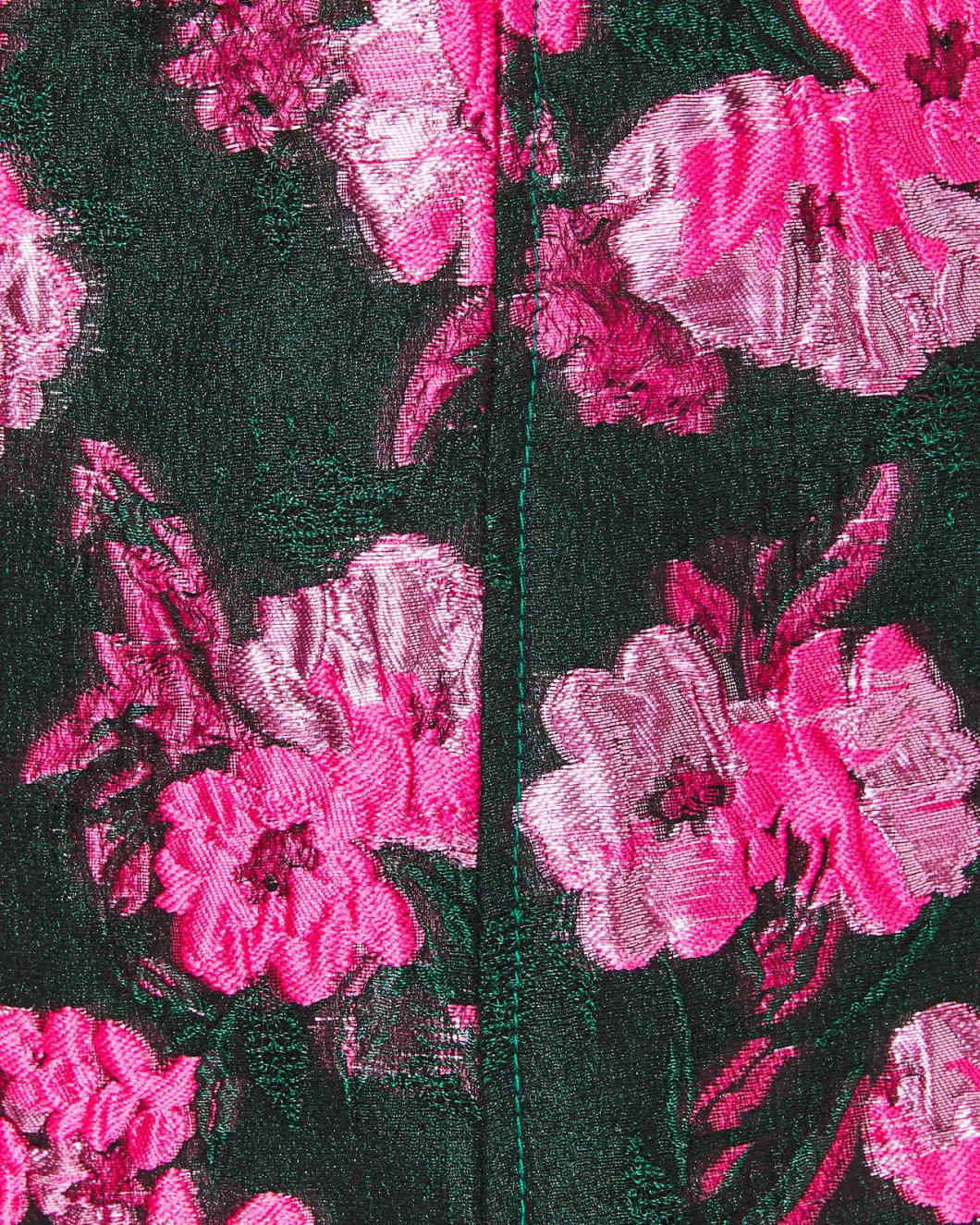 Lilly Pulitzer Leya Jacquard Dress Evergreen Hibis Kiss Jacquard | Women Fit &amp; Flare Dresses