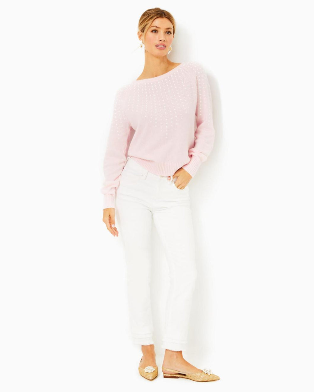 Lilly Pulitzer Lovelia Sweater Misty Pink | Women Tops