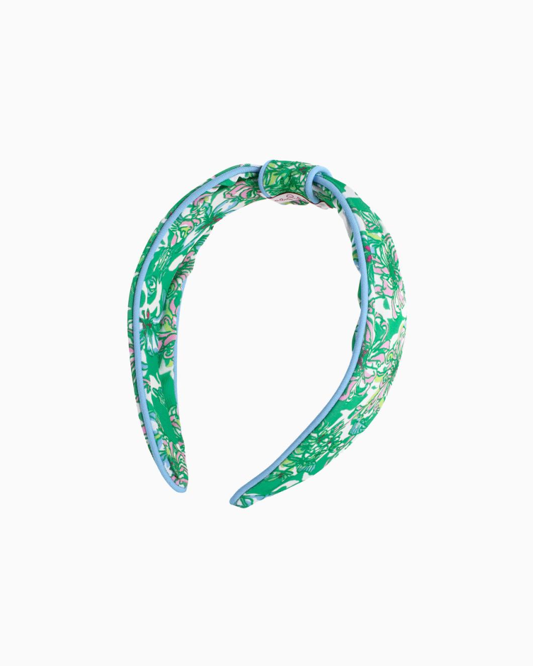 Lilly Pulitzer Low Knot Headband Spearmint Blossom Views | Women Hats &amp; Hair