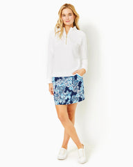 Lilly Pulitzer Luxletic Ashlee Half-Zip Pullover Resort White | Women Tops
