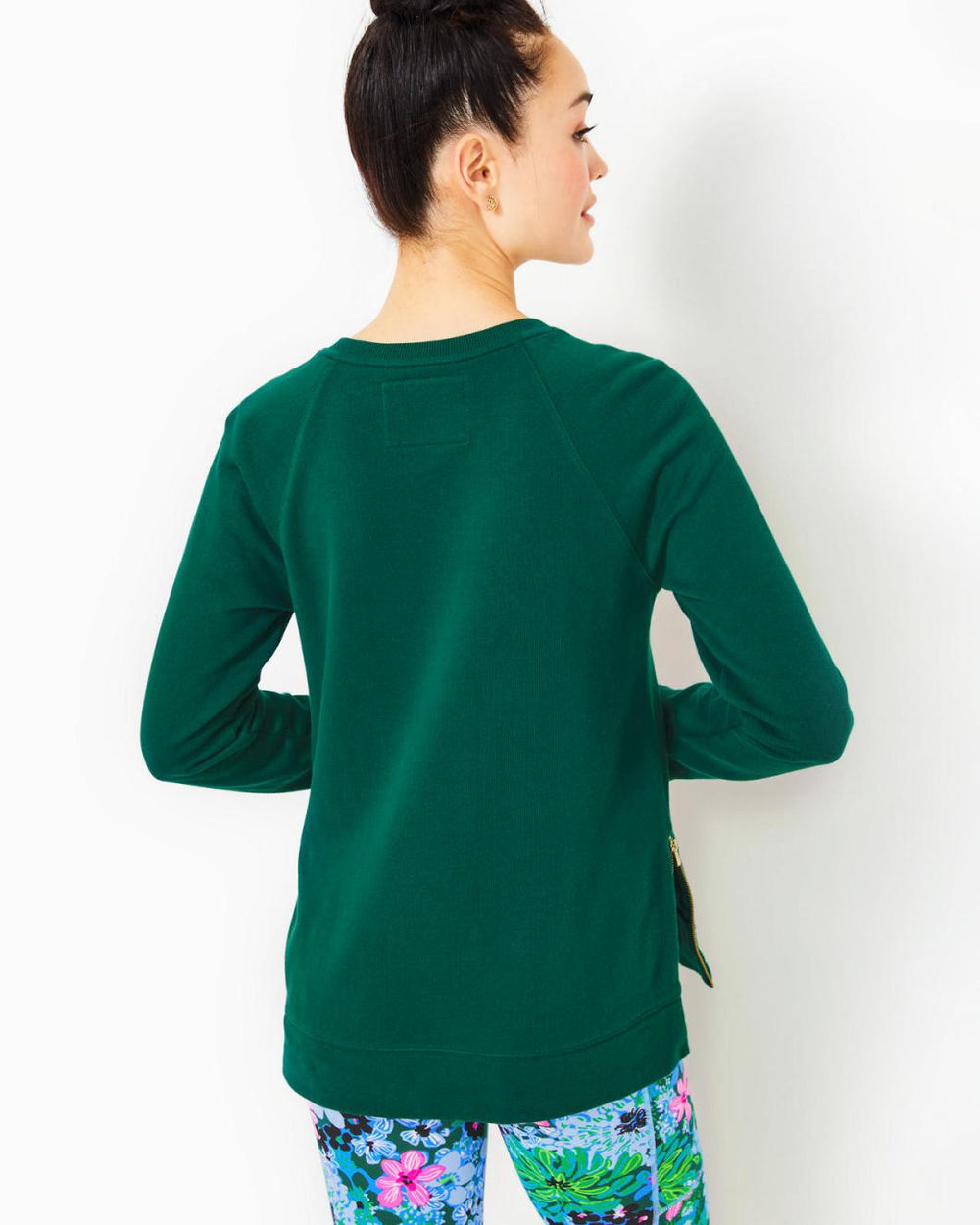 Lilly Pulitzer Luxletic Beach Comber Pullover Evergreen | Women Tops