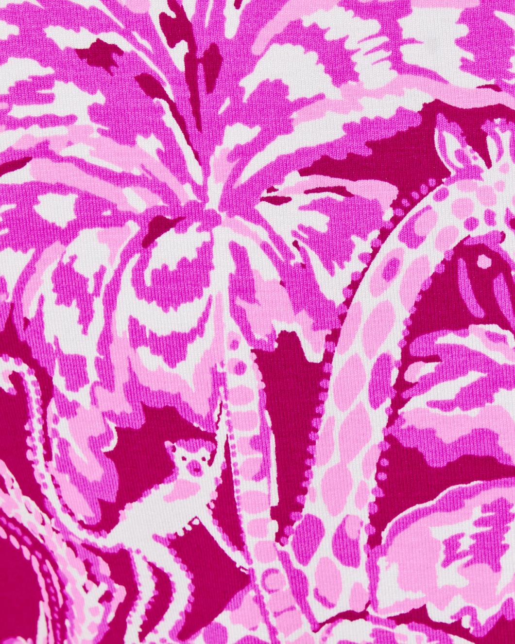 Lilly Pulitzer Lynn Long Sleeve Twist Dress Mulberry Wild Ride | Women Fitted Dresses