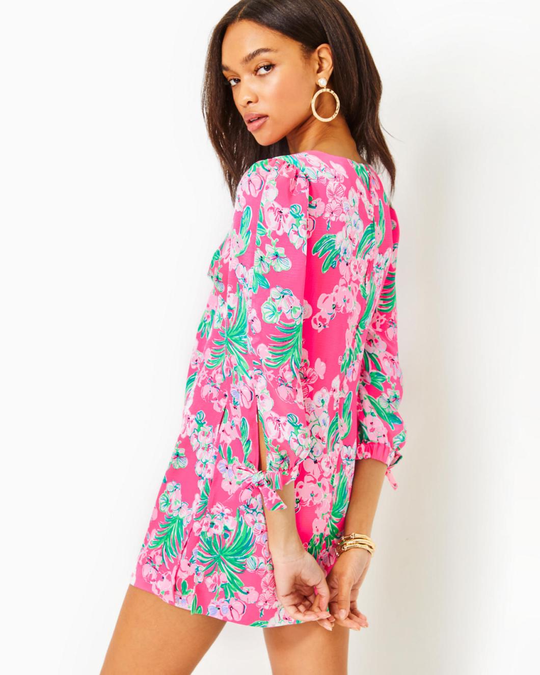 Lilly Pulitzer Maude Long Sleeve Romper Roxie Pink Worth A Look | Women Rompers &amp; Jumpsuits