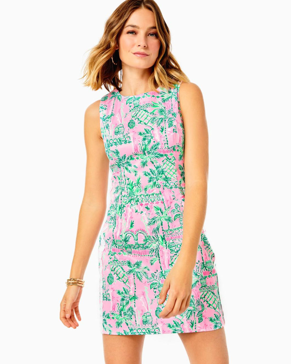 Lilly Pulitzer Mila Stretch Shift Dress Mandevilla Baby Always Worth It | Women Shift Dresses