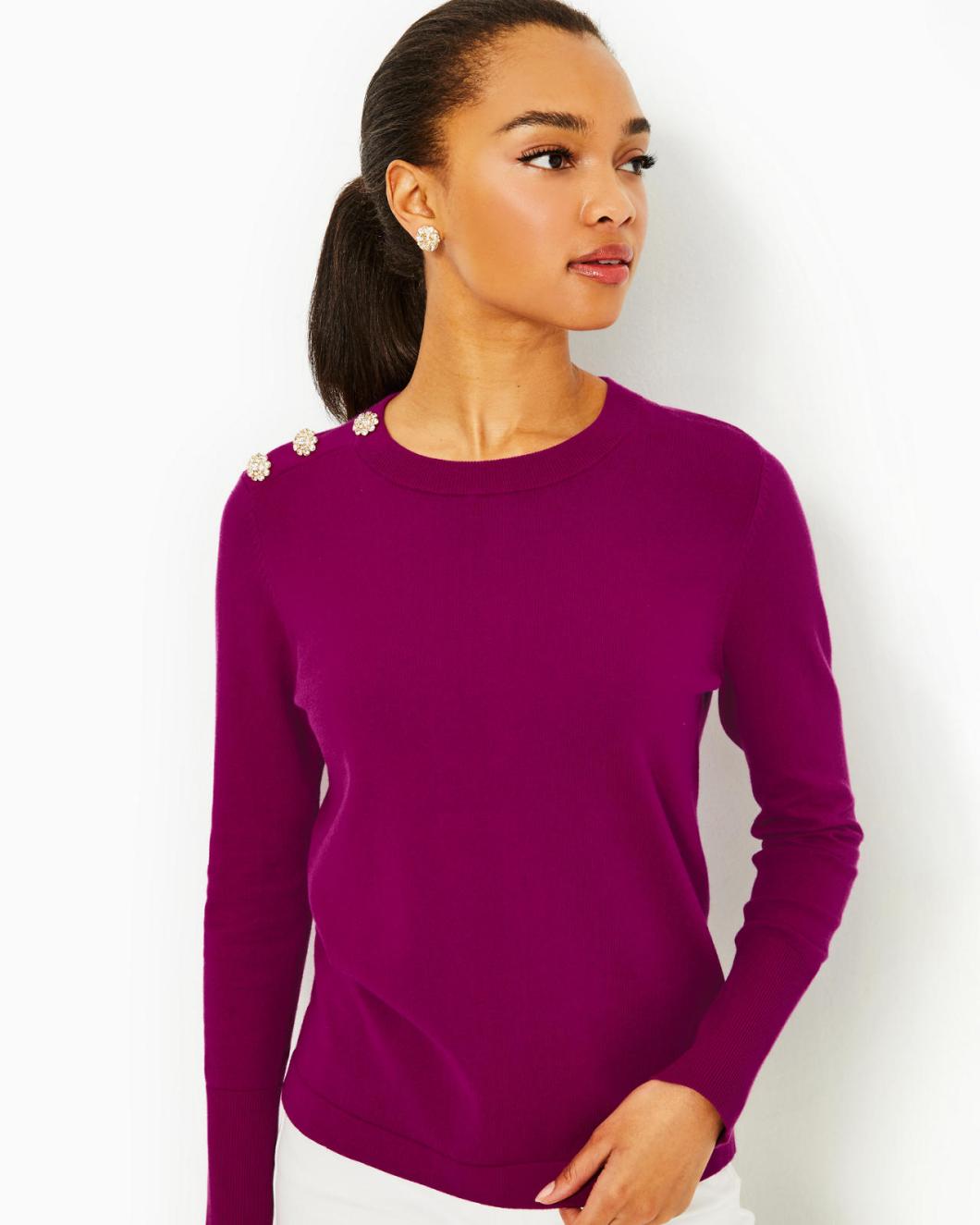 Lilly Pulitzer Morgen Sweater Mulberry | Women Tops
