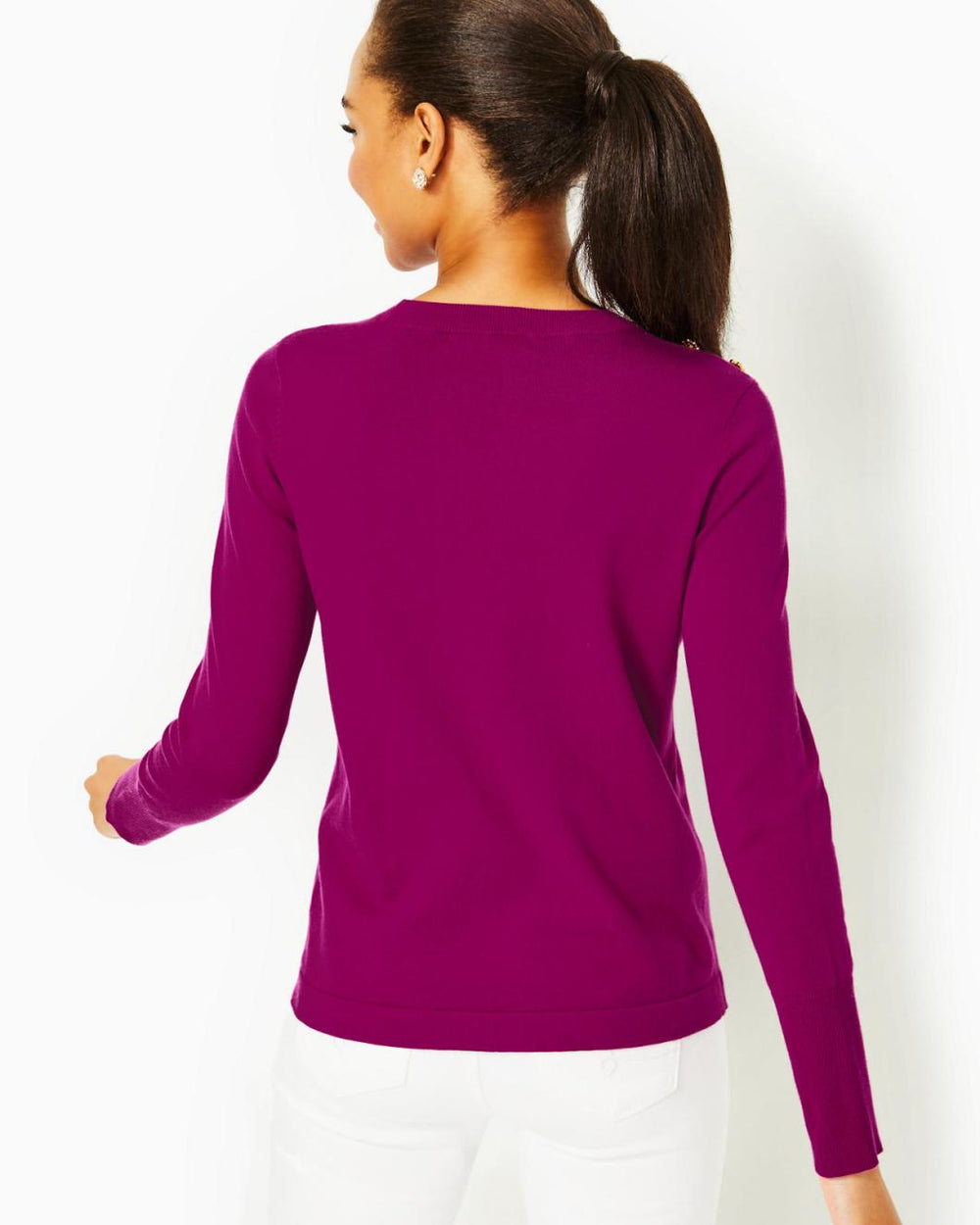 Lilly Pulitzer Morgen Sweater Mulberry | Women Tops