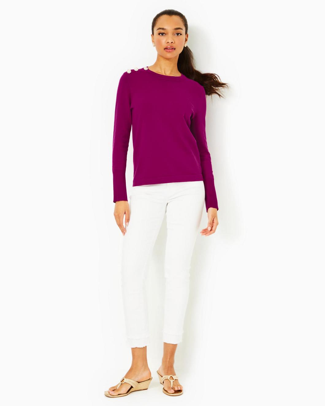 Lilly Pulitzer Morgen Sweater Mulberry | Women Tops