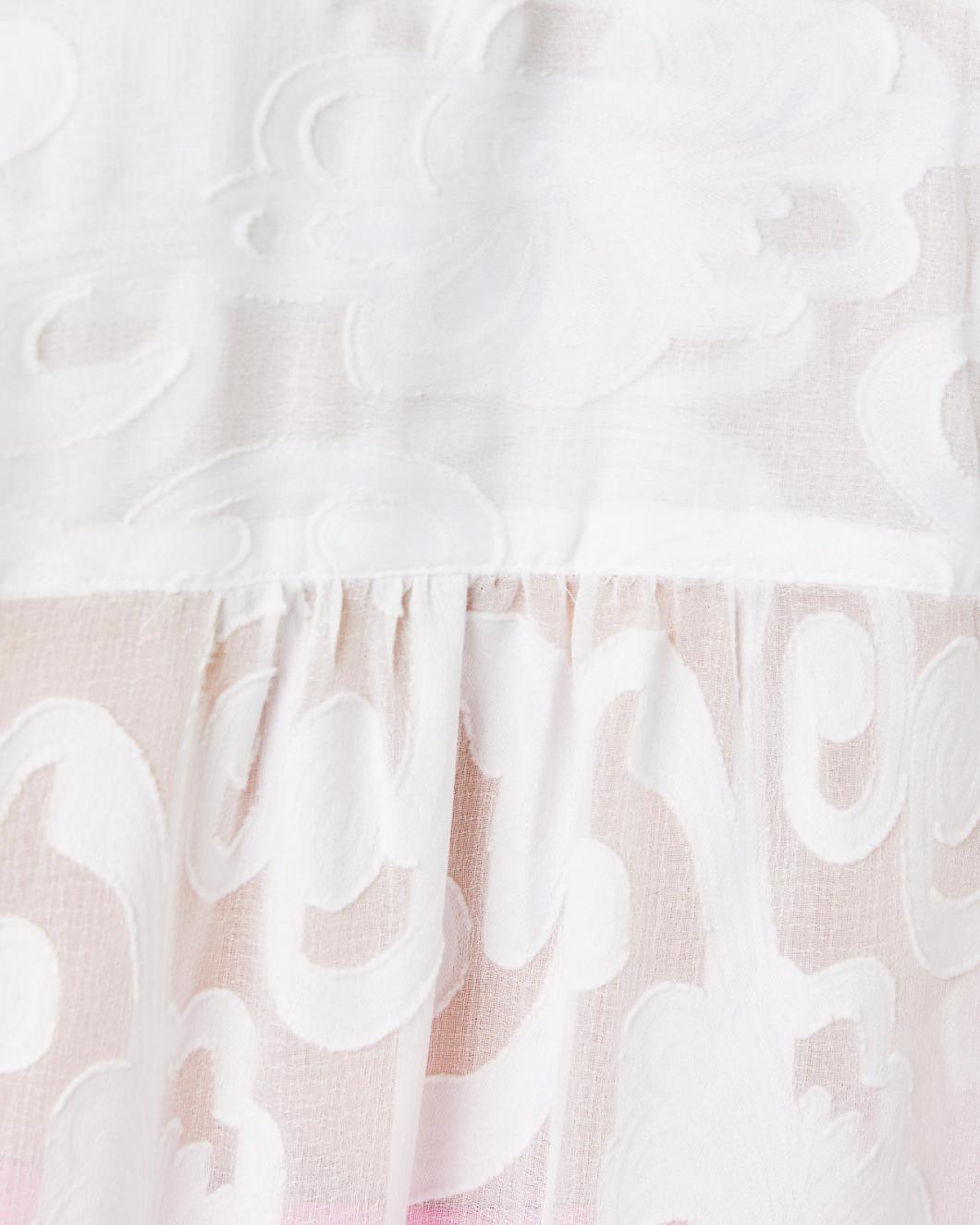 Lilly Pulitzer Natalie Shirtdress Cover-Up Resort White Poly Crepe Swirl Clip | Women Cover-Ups