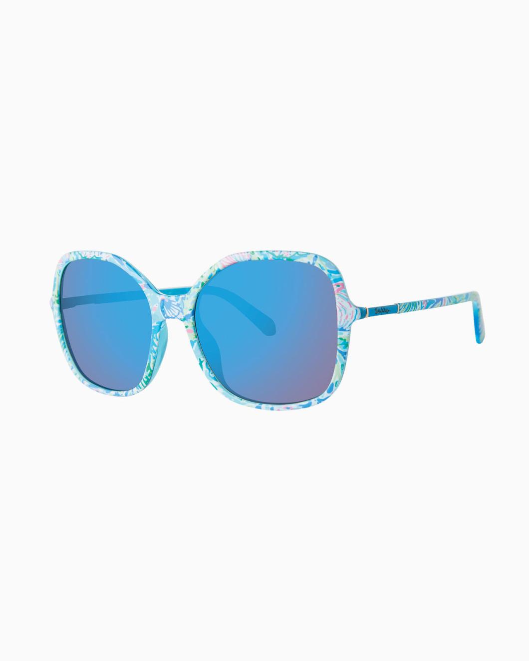 Lilly Pulitzer Norah Sunglasses Surf Blue Soleil It On Me | Women Sunglasses &amp; Eyewear