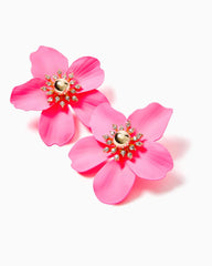 Lilly Pulitzer Oversized Orchid Earrings Roxie Pink | Women Jewelry