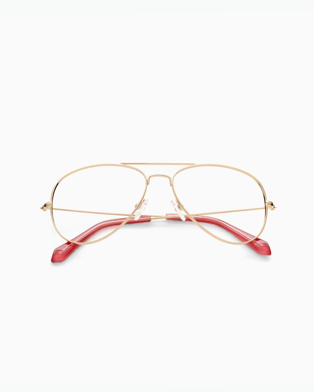 Lilly Pulitzer Palm Tree Blue Light Glasses Gold Metallic | Women Sunglasses &amp; Eyewear