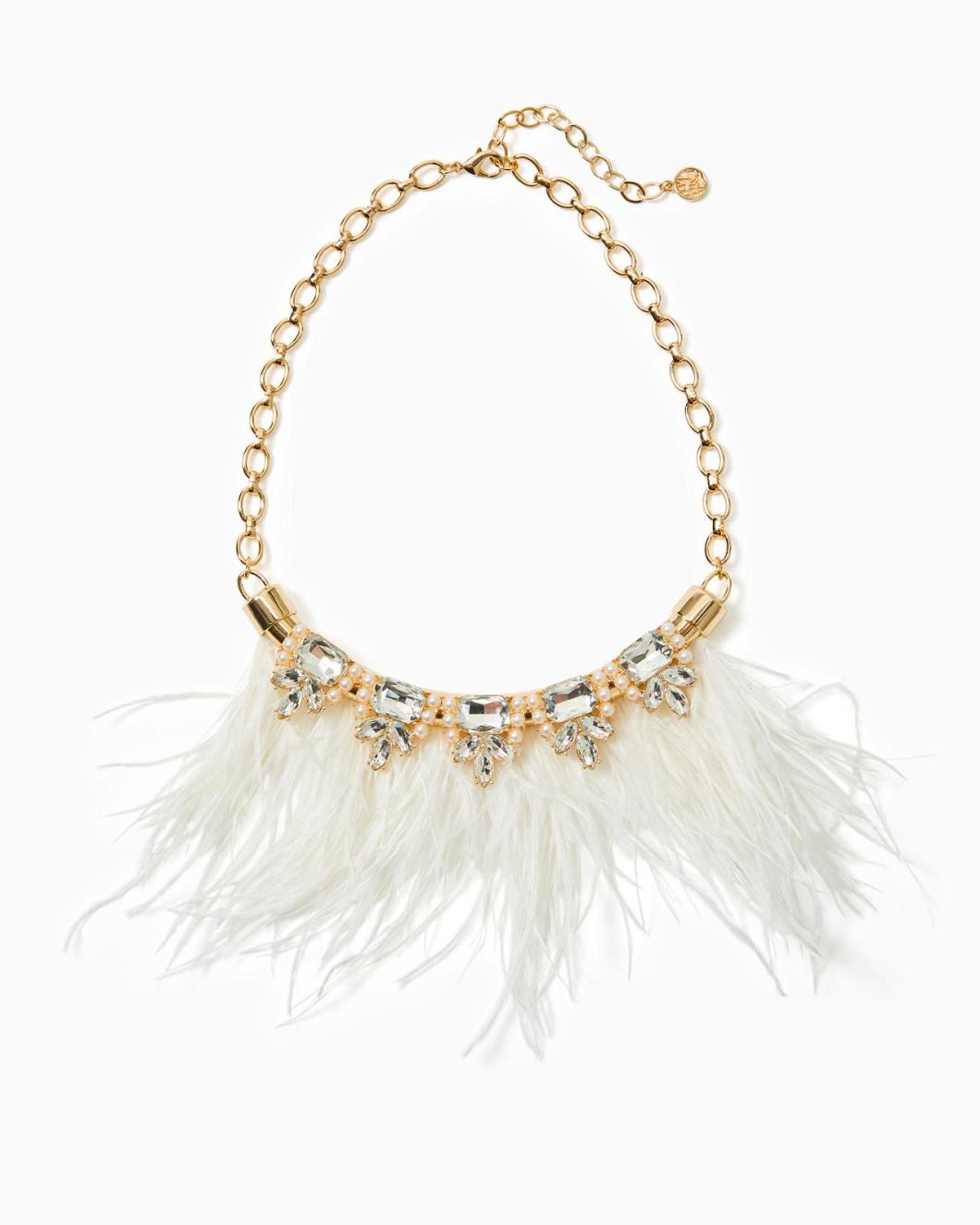 Lilly Pulitzer Party Under The Palms Necklace Resort White | Women Jewelry