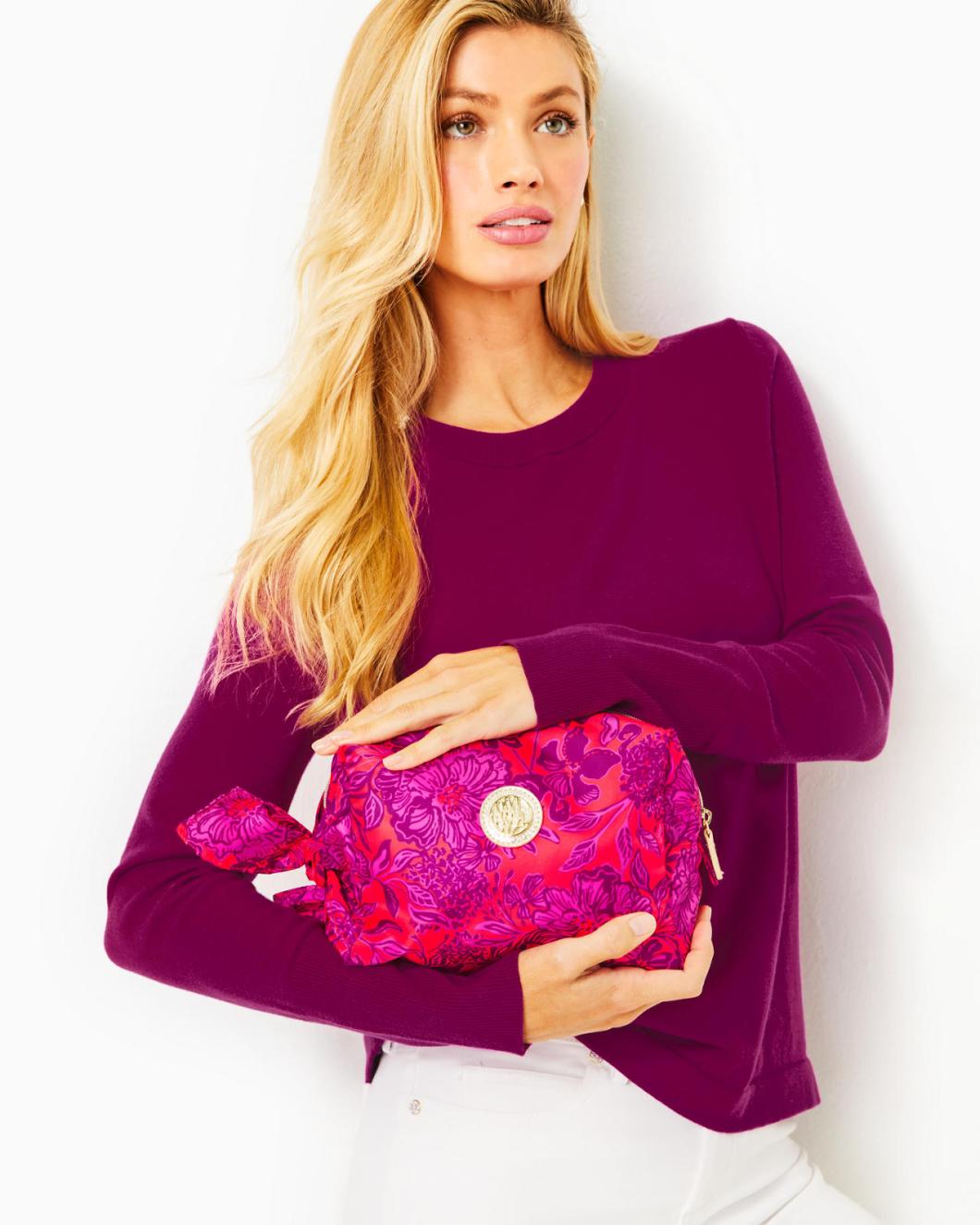 Lilly Pulitzer Pippa Pouch Amaryllis Red Secret Hideaway | Women Bags
