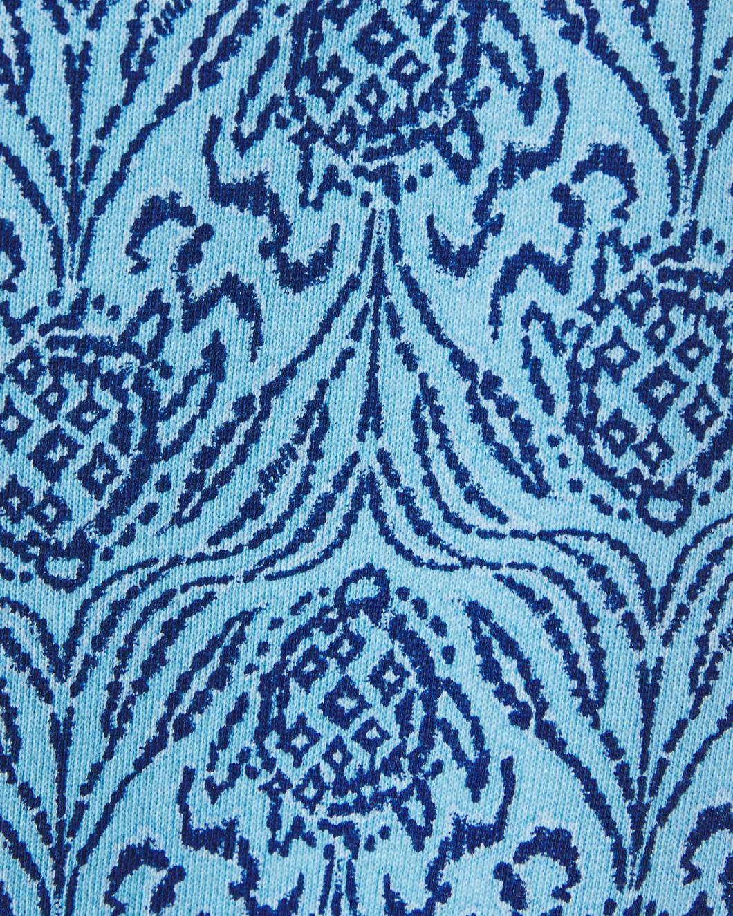 Lilly Pulitzer Playa Bonita Cotton Pullover Bon Bon Blue Go Your Own Wave | Women Tops