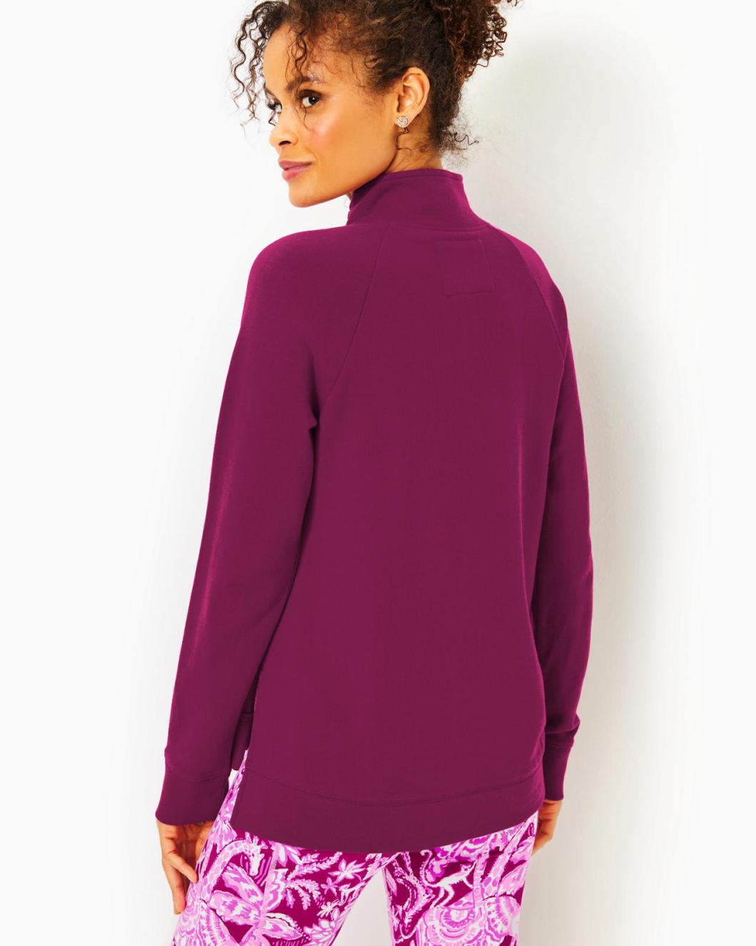 Lilly Pulitzer Playa Bonita Cotton Pullover Mulberry | Women Tops