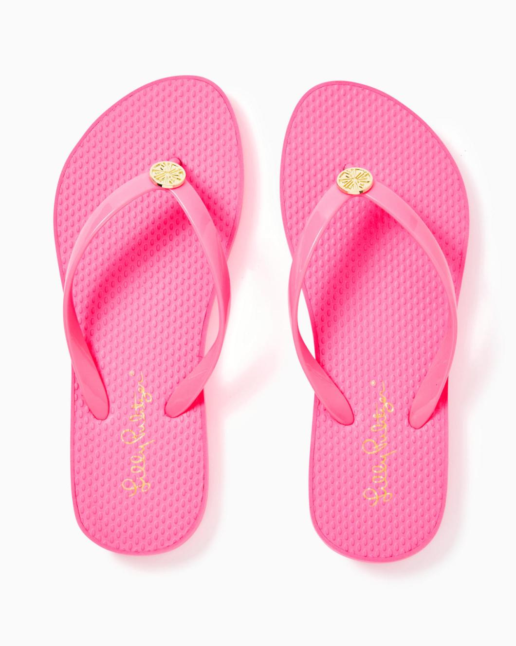 Lilly Pulitzer Pool Flip Flop Roxie Pink | Women Shoes