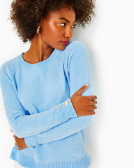 Lilly Pulitzer Praxon Sweater Bon Bon Blue | Women Tops