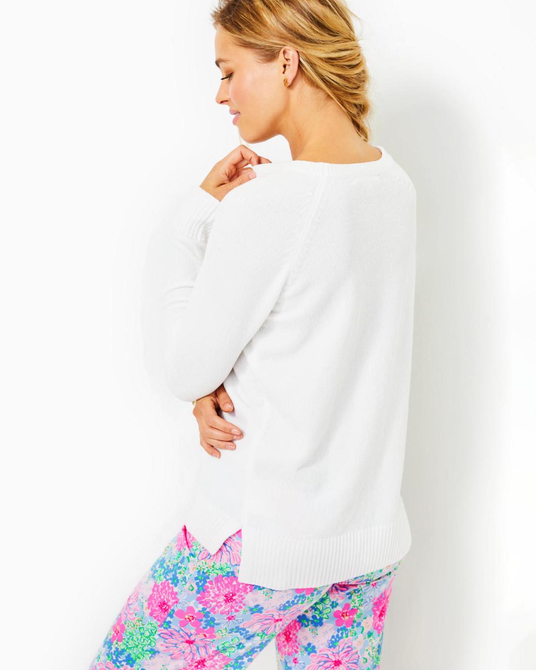 Lilly Pulitzer Praxon Sweater Coconut | Women Tops