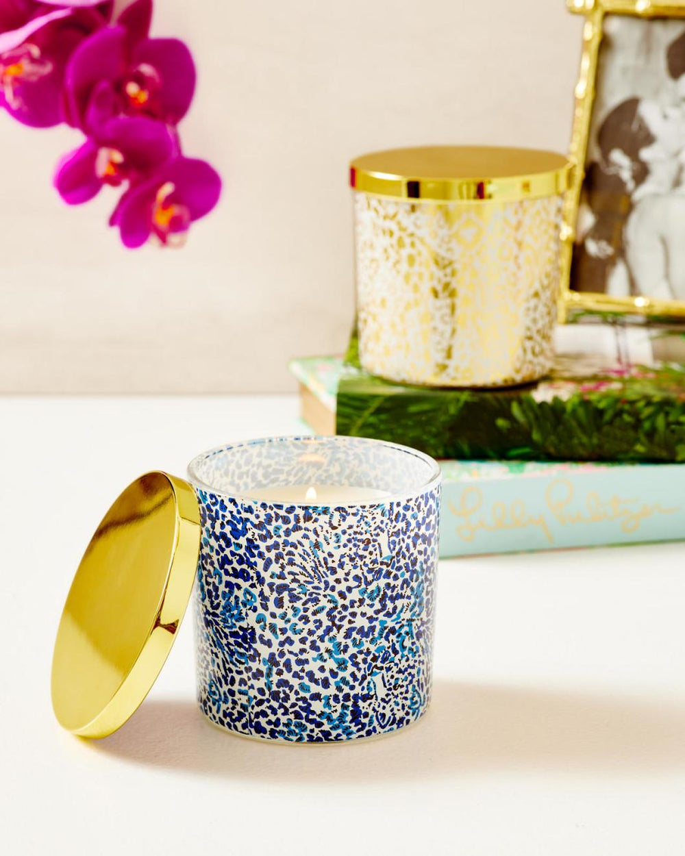 Lilly Pulitzer Printed Candle Resort White Twisted Up | Women Home Decor