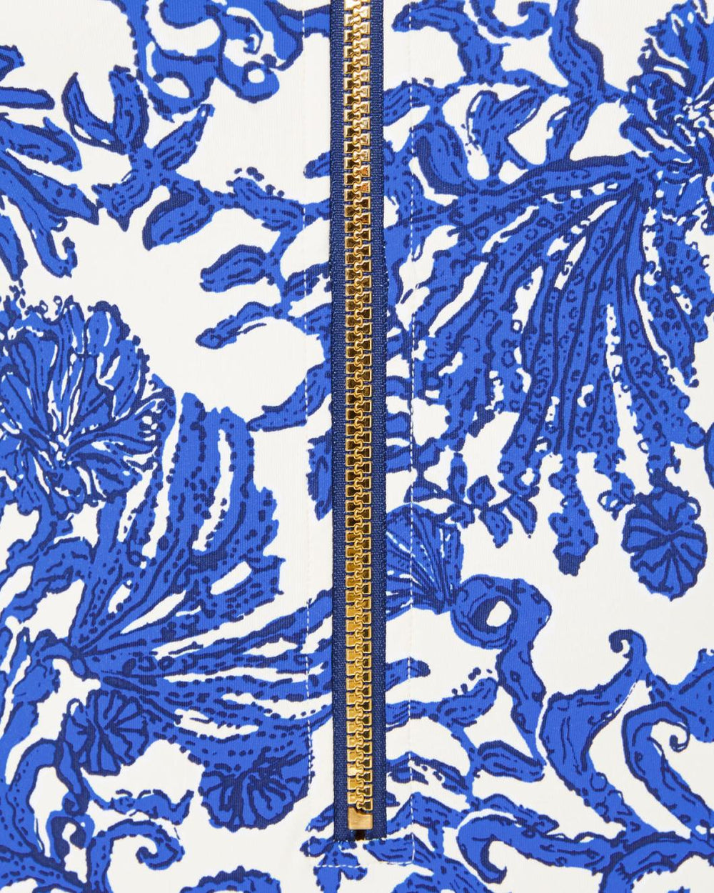 Lilly Pulitzer Randee Rashguard One-Piece Swimsuit Deeper Coconut Ride With Me | Women Swimsuits