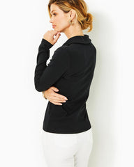 Lilly Pulitzer Reema Polo Top Onyx | Women Tops