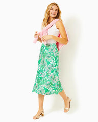 Lilly Pulitzer Rennox Midi Skirt Spearmint Blossom Views | Women Bottoms