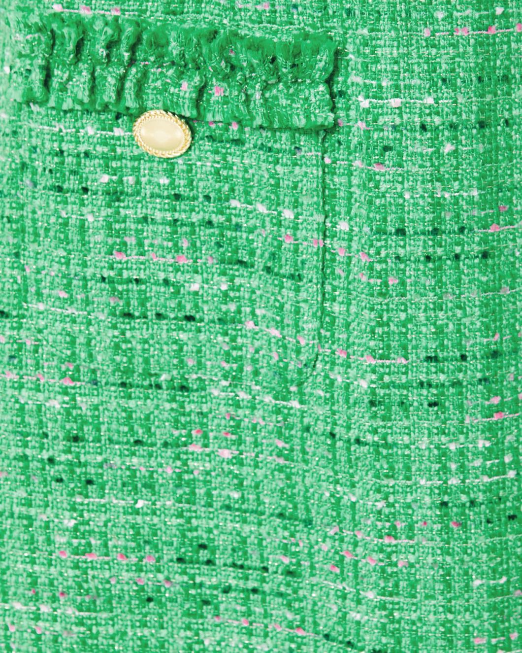 Lilly Pulitzer Ryner Boucle Tweed Shift Dress Kelly Green Palm Beach Boucle | Women Shift Dresses