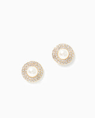 Lilly Pulitzer Sea Searching Pearl Earrings Gold Metallic | Women Jewelry