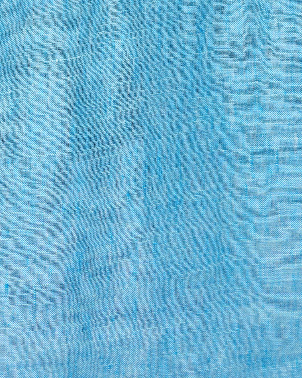 Lilly Pulitzer Sea View Linen Button Down Top Beckon Blue X Sea Salt | Women Tops