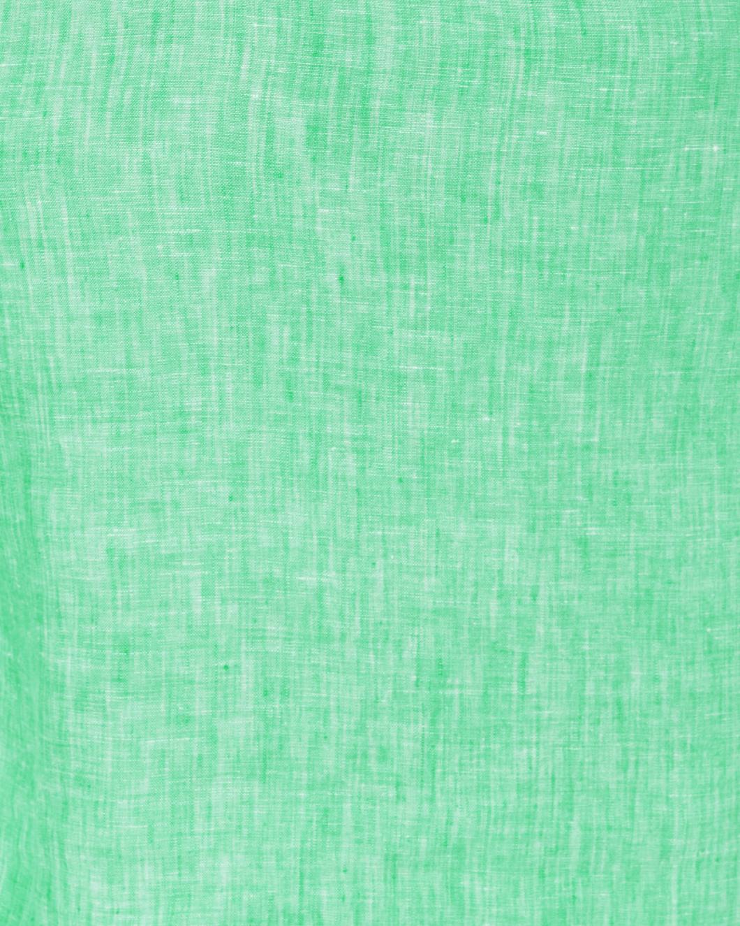 Lilly Pulitzer Sea View Linen Button Down Top Spearmint X Resort White | Women Tops