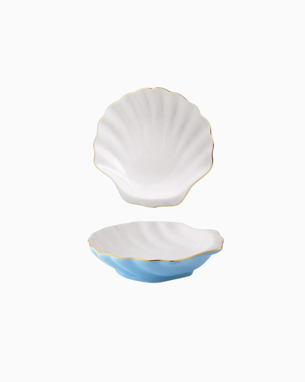 Lilly Pulitzer Seashell Appetizer Plates Hydra Blue | Women Tabletop