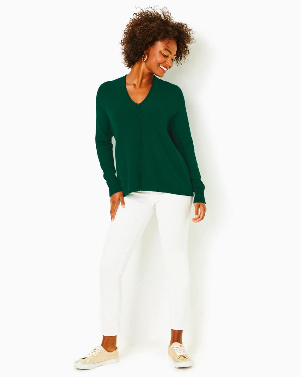 Lilly Pulitzer Sevie Dolman Sleeve Sweater Evergreen | Women Tops