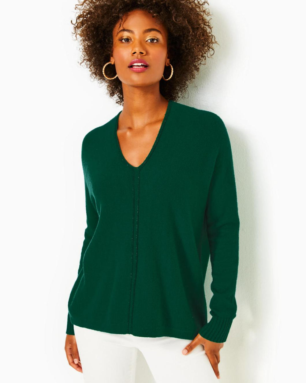 Lilly Pulitzer Sevie Dolman Sleeve Sweater Evergreen | Women Tops