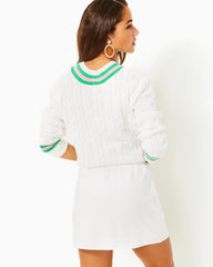 Lilly Pulitzer Shaya Knit Skort Resort White | Women Bottoms