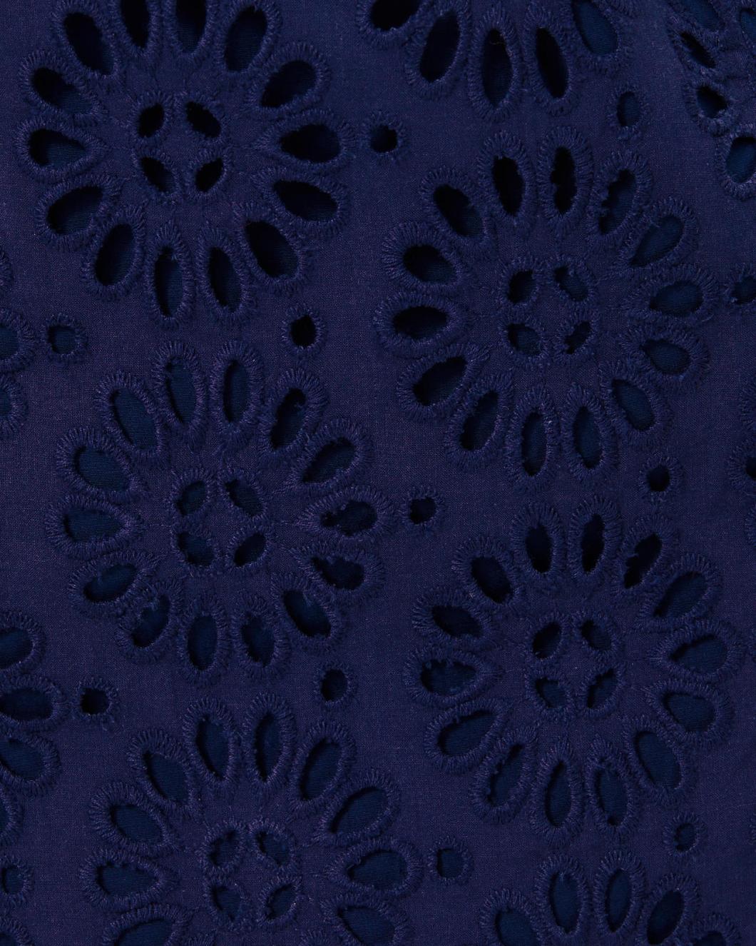 Lilly Pulitzer Shelli Eyelet Mini Dress True Navy Oversized Pinwheel Eyelet | Women Sundresses