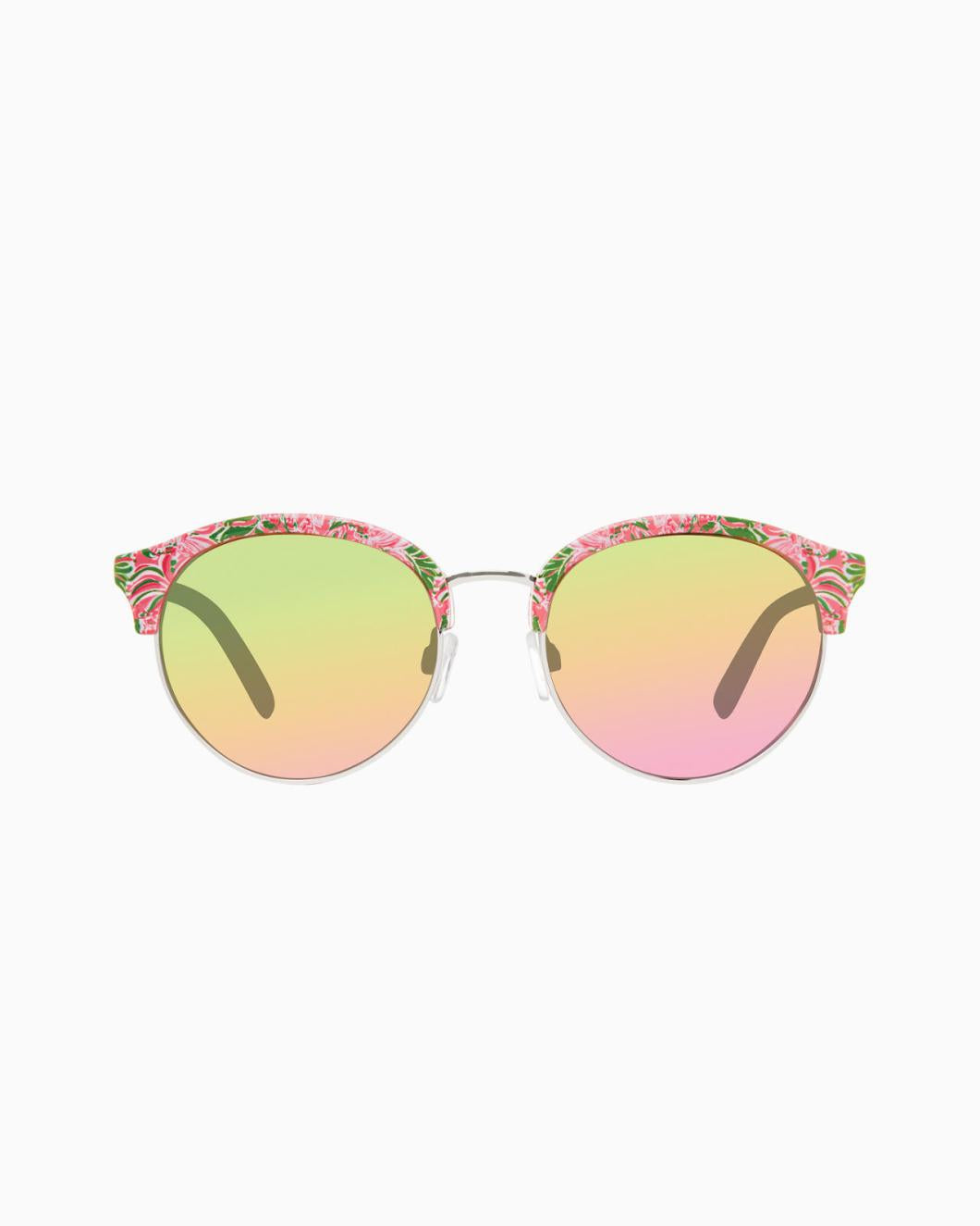 Lilly Pulitzer Shoreline Sunglasses Soleil Pink Llamaste | Women Sunglasses &amp; Eyewear