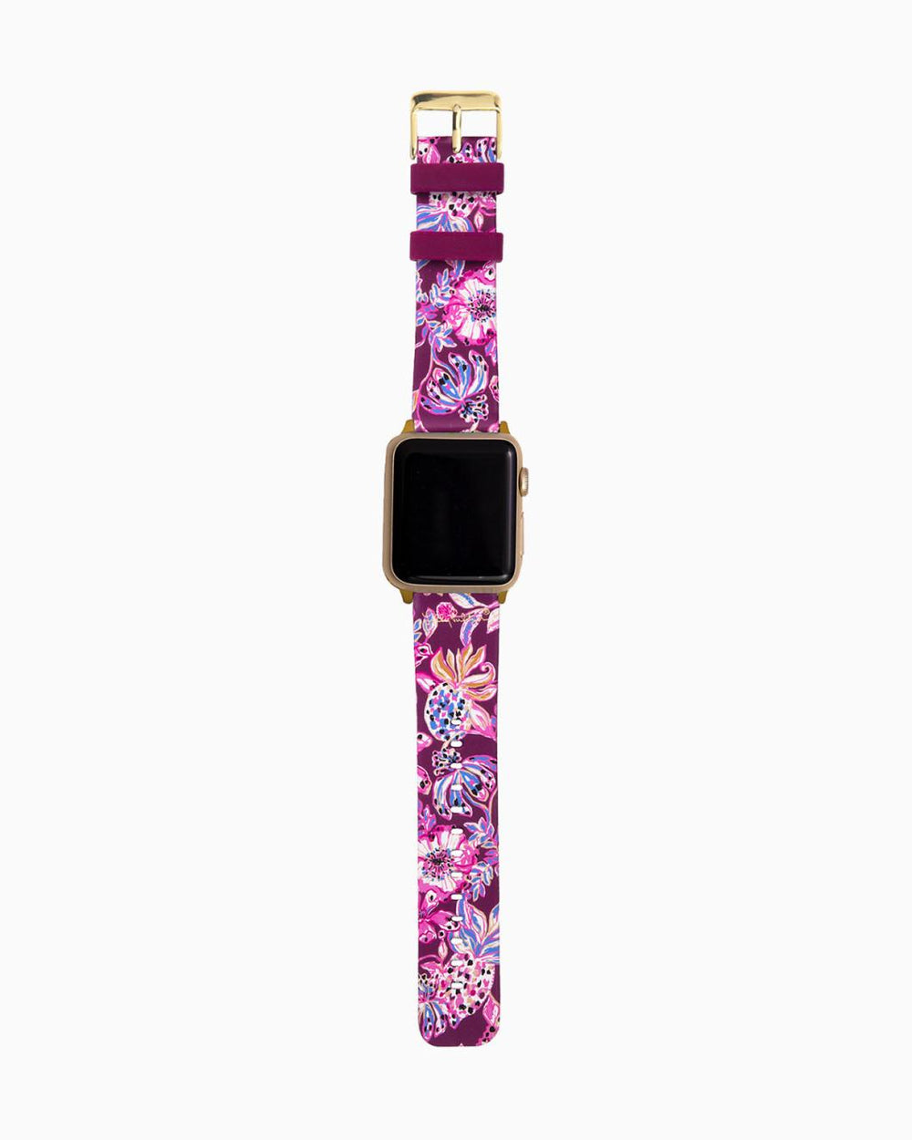Lilly Pulitzer Silicone Apple Watch Band Amarena Cherry Tropical With A Twist | Women Phone &amp; Tech