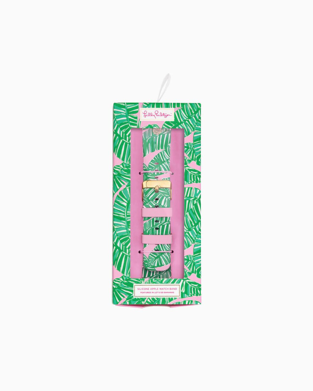 Lilly Pulitzer Silicone Apple Watch Band Conch Shell Pink Lets Go Bananas | Women Phone &amp; Tech