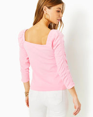 Lilly Pulitzer Sirah Knit Top Conch Shell Pink | Women Tops