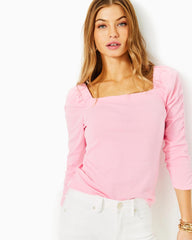 Lilly Pulitzer Sirah Knit Top Conch Shell Pink | Women Tops