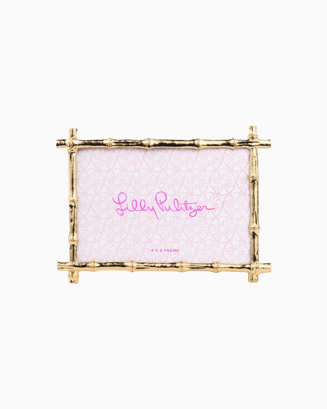 Lilly Pulitzer Small Bamboo Picture Frame Sea Crystals | Women Home Decor