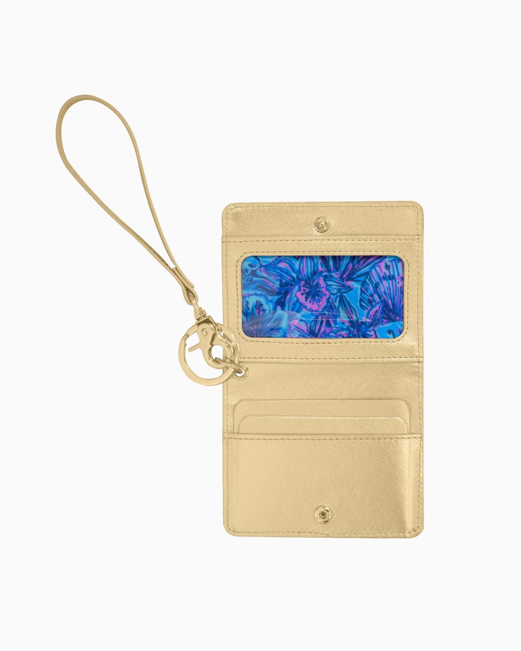 Lilly Pulitzer Snap Id Card Case Breakwater Blue Shells N Bells | Women Bags