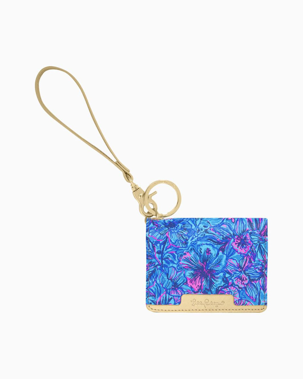 Lilly Pulitzer Snap Id Card Case Breakwater Blue Shells N Bells | Women Bags