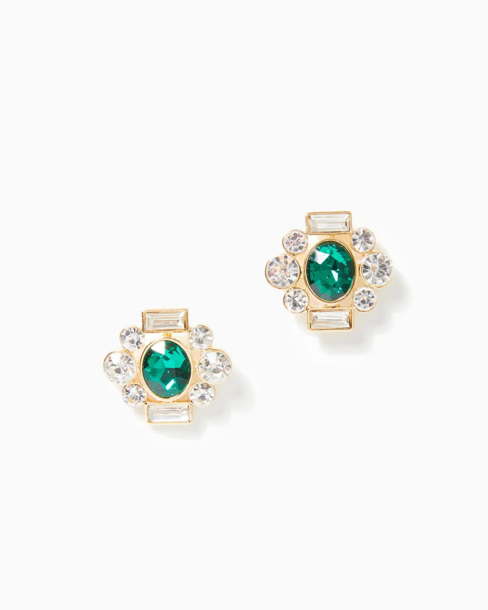 Lilly Pulitzer So Fancy Stud Earrings Evergreen | Women Jewelry