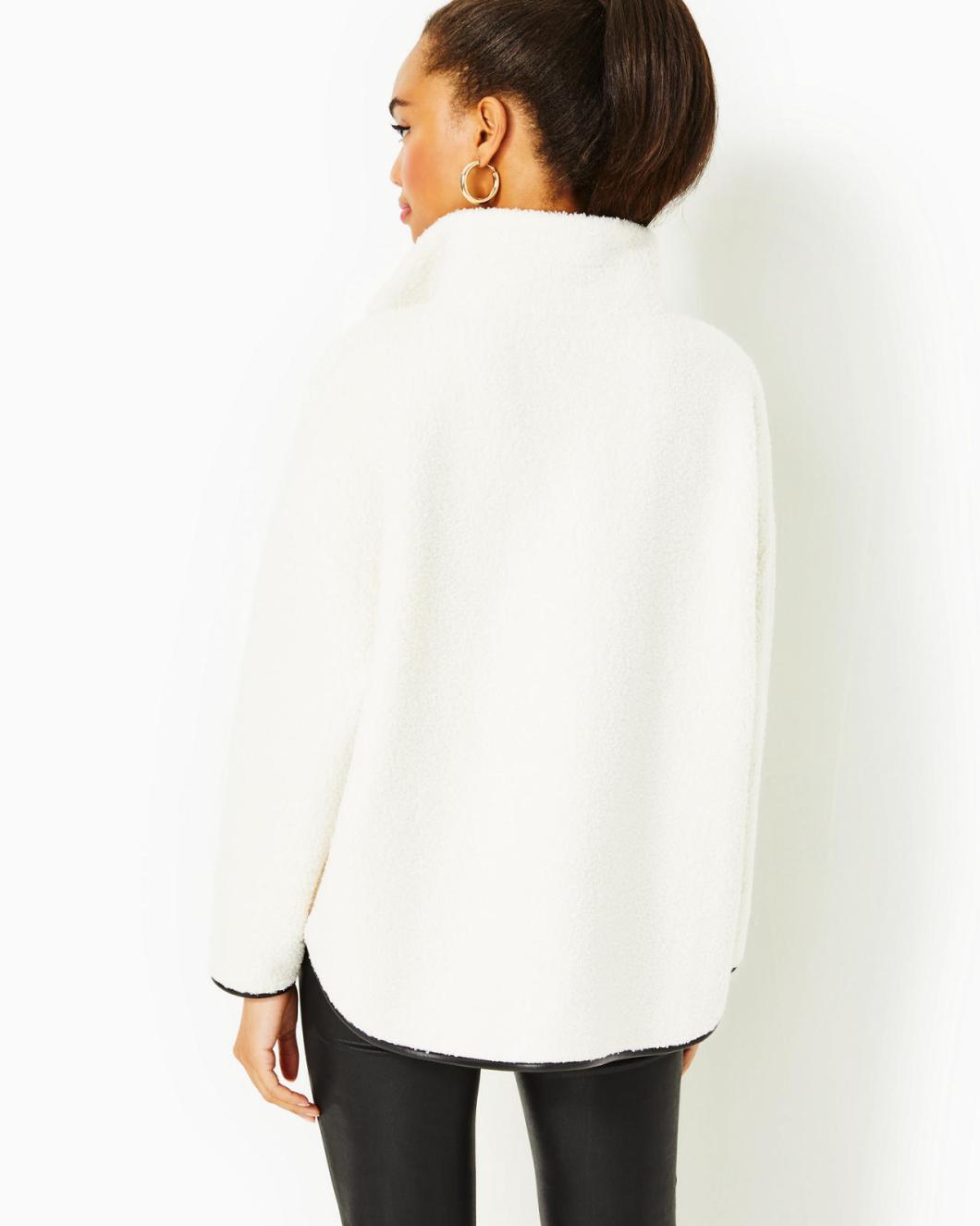 Lilly Pulitzer Soreen Sherpa Popover Coconut | Women Tops