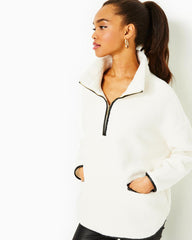 Lilly Pulitzer Soreen Sherpa Popover Coconut | Women Tops