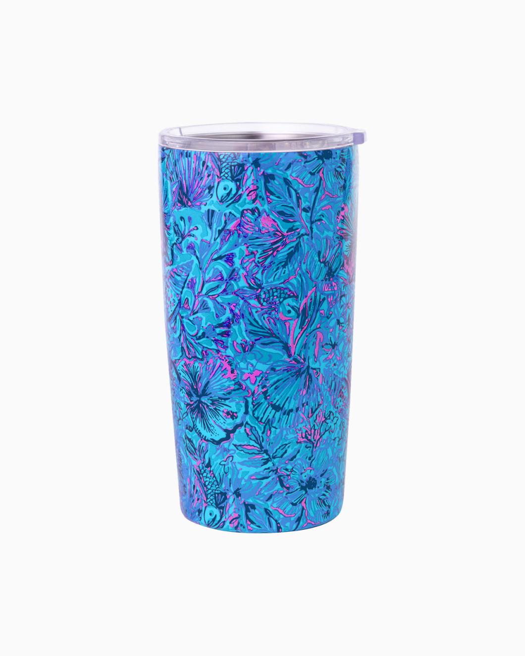 Lilly Pulitzer Stainless Steel Insulated Tumbler Breakwater Blue Shells N Bells | Women Tabletop