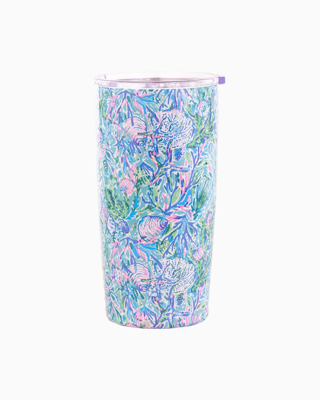 Lilly Pulitzer Stainless Steel Insulated Tumbler Surf Blue Soleil It On Me | Women Tabletop